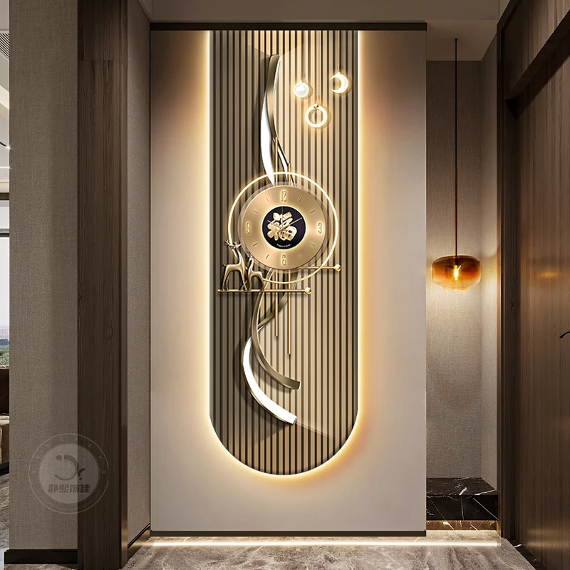 Luxury Lifestyle Aesthetics - Esthetisch schattig wandhorloge Luxe digitale vintage