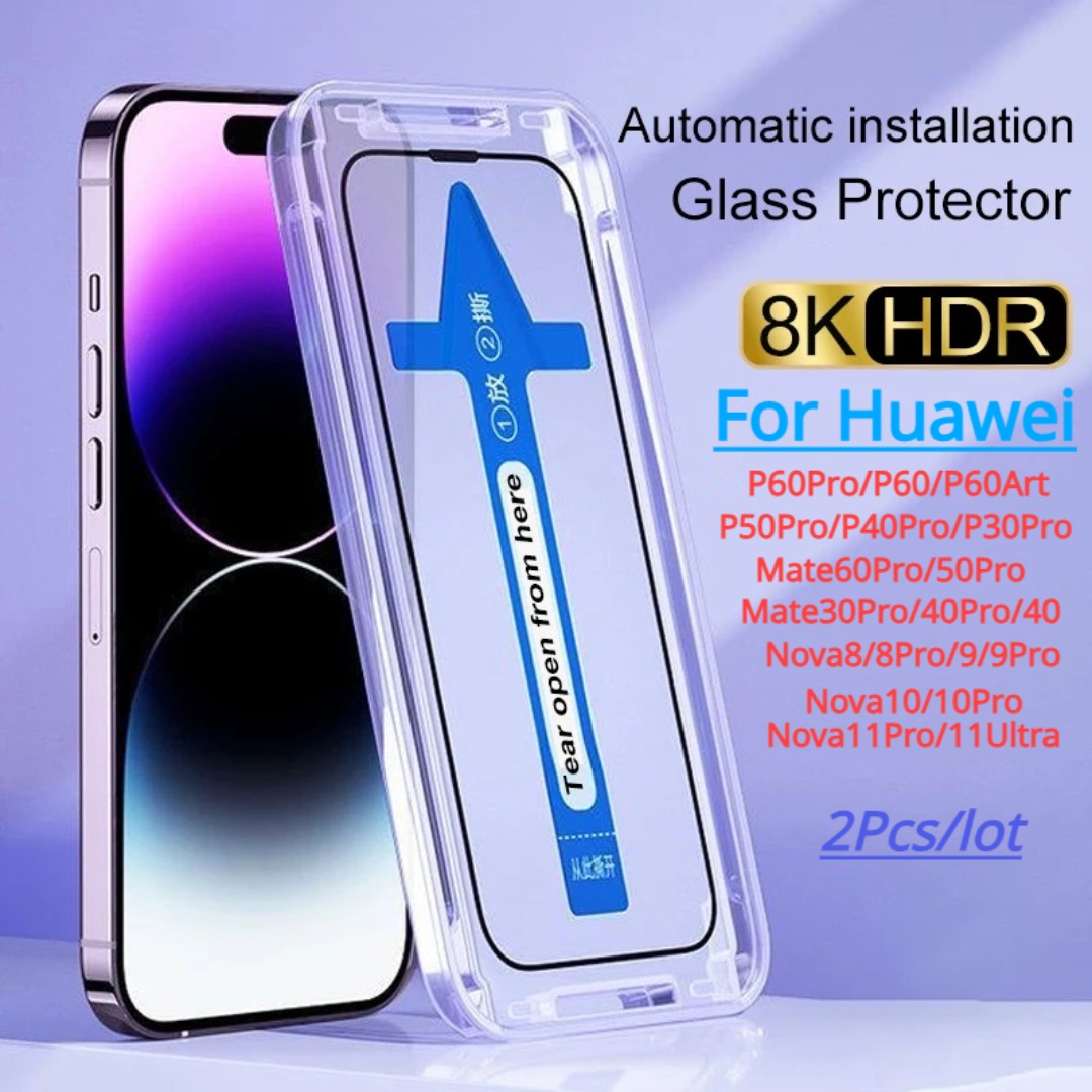 Huawei Mate 60 - 2 stuks gehard glas screenprotector voor