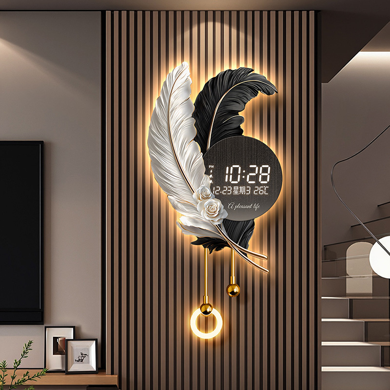 Luxury Lifestyle Aesthetics - Chinese stijl minimalistische wandklokken luxe design