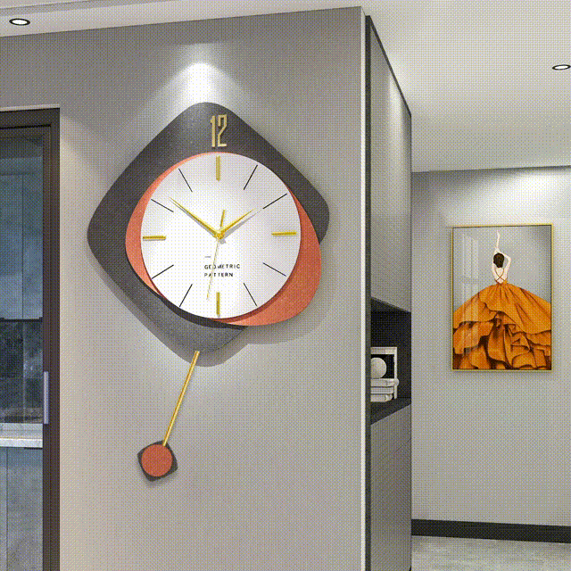 Luxury Lifestyle Aesthetics - Japanse lichte luxe klok muur moderne