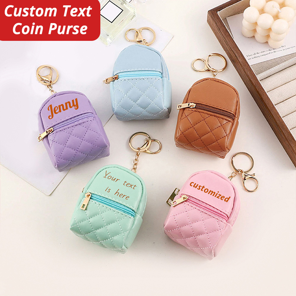 Personalized Engraved Gift - Mini aangepaste naam portemonnee gepersonaliseerde naam