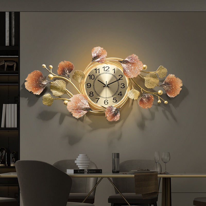 Luxury Lifestyle Aesthetics - Chinese stijl creatief wandhorloge woonkamer luxe