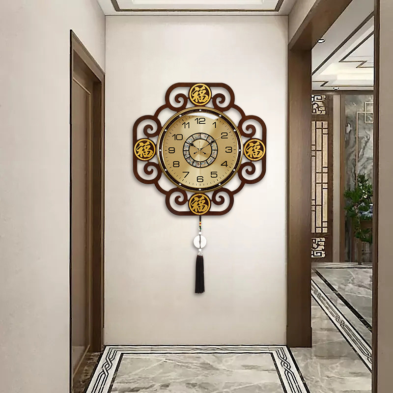 Luxury Lifestyle Aesthetics - Chinese stijl esthetische wandklokken Minimalistisch ontwerp