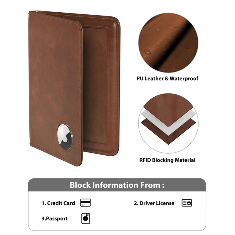 ABRT-Paspoorthouder met RFID-b - Leather Passport Cover recensie en prijs