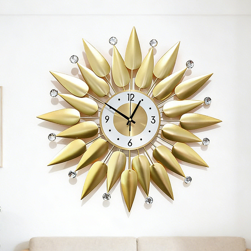 Luxe wandklok metalen wandklok - Luxury Lifestyle Living recensie en prijs