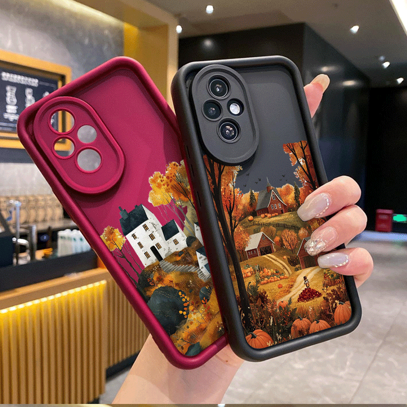 Retro landelijk gebouw herfstl - Huawei Mate 60 recensie en prijs