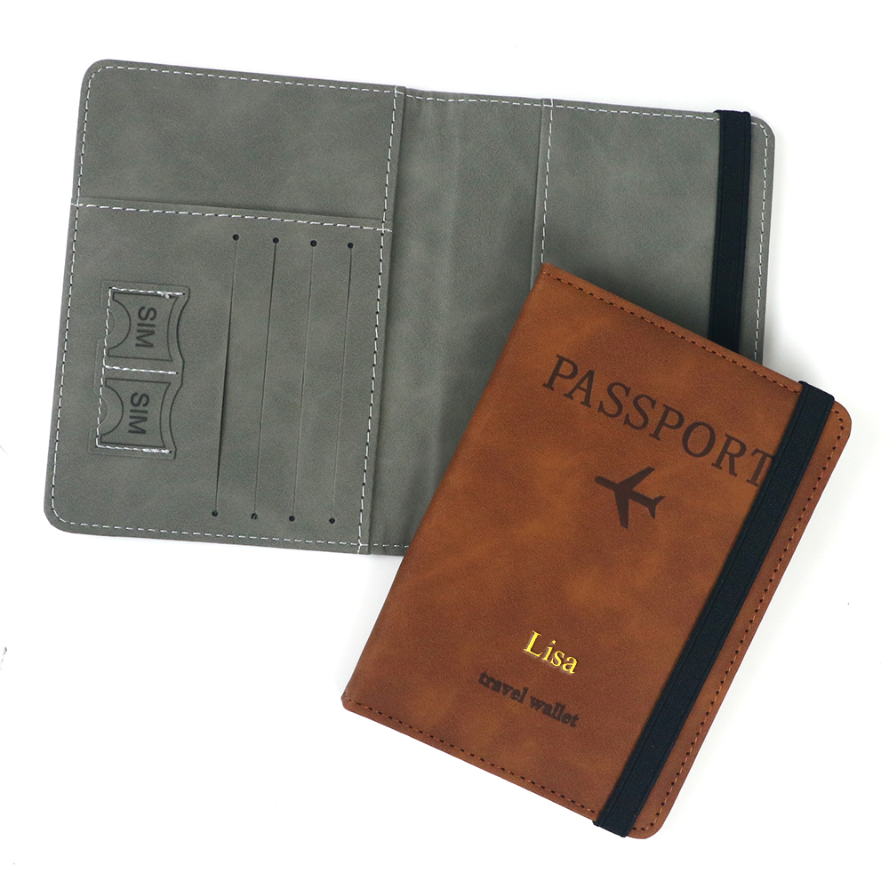 Op maat gemaakte naam PU leder - Leather Passport Cover recensie en prijs