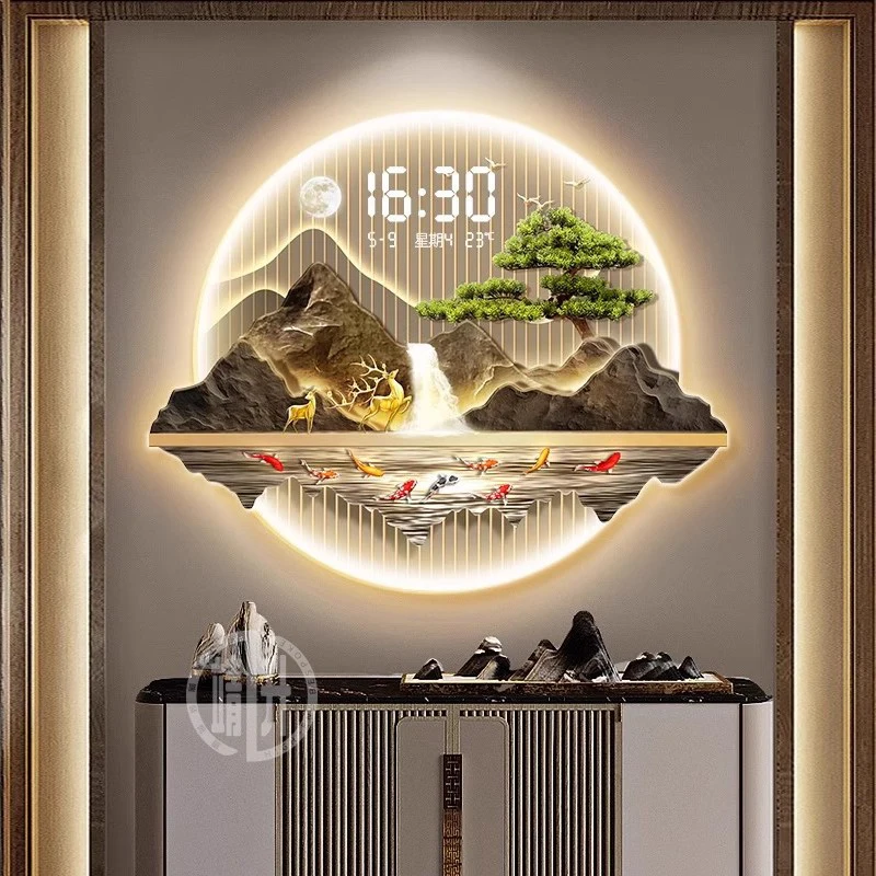 Chinese stijl design wandklokk - Luxury Lifestyle Living recensie en prijs