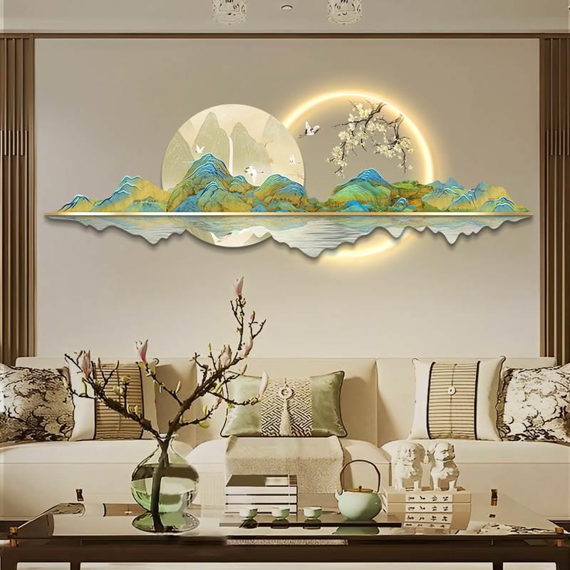 Chinese stijl led klok muur lu - Luxury Lifestyle Living recensie en prijs