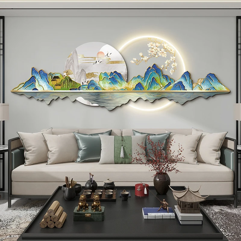 Chinese stijl led klok muur lu - Luxury Lifestyle Living recensie en prijs