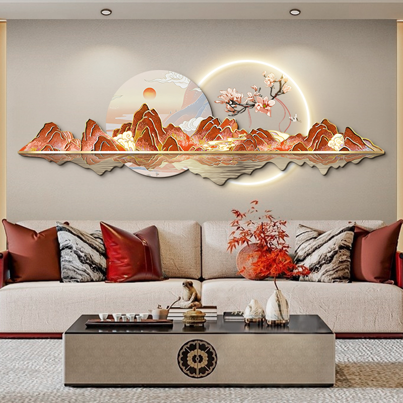 Chinese stijl led klok muur lu - Luxury Lifestyle Living recensie en prijs