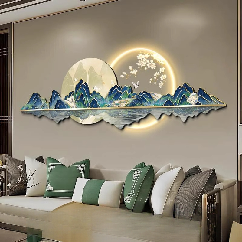Chinese stijl led klok muur lu - Luxury Lifestyle Living recensie en prijs