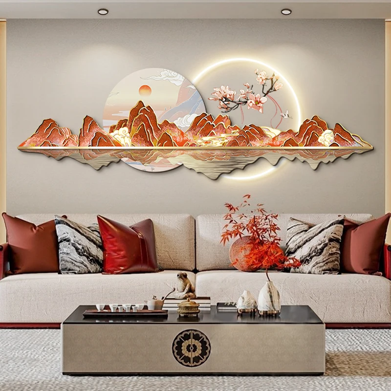 Chinese stijl led-klokmuur lux - Luxury Lifestyle Living recensie en prijs