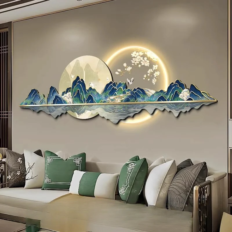 Chinese stijl led-klokmuur lux - Luxury Lifestyle Living recensie en prijs