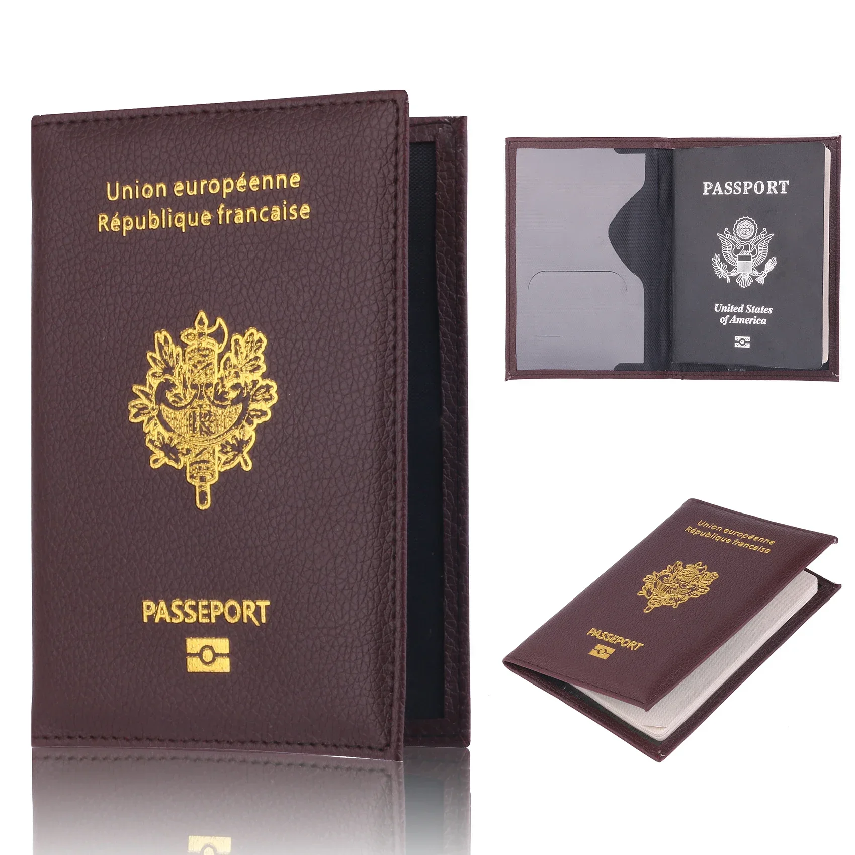 Vrouwen Mannen Reizen Pu Paspo - Leather Passport Cover recensie en prijs