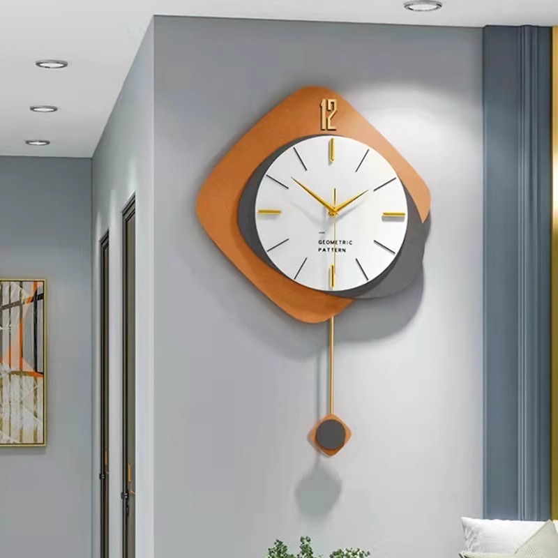 Japanse lichte luxe klok muur  - Luxury Lifestyle Aesthetics recensie en prijs