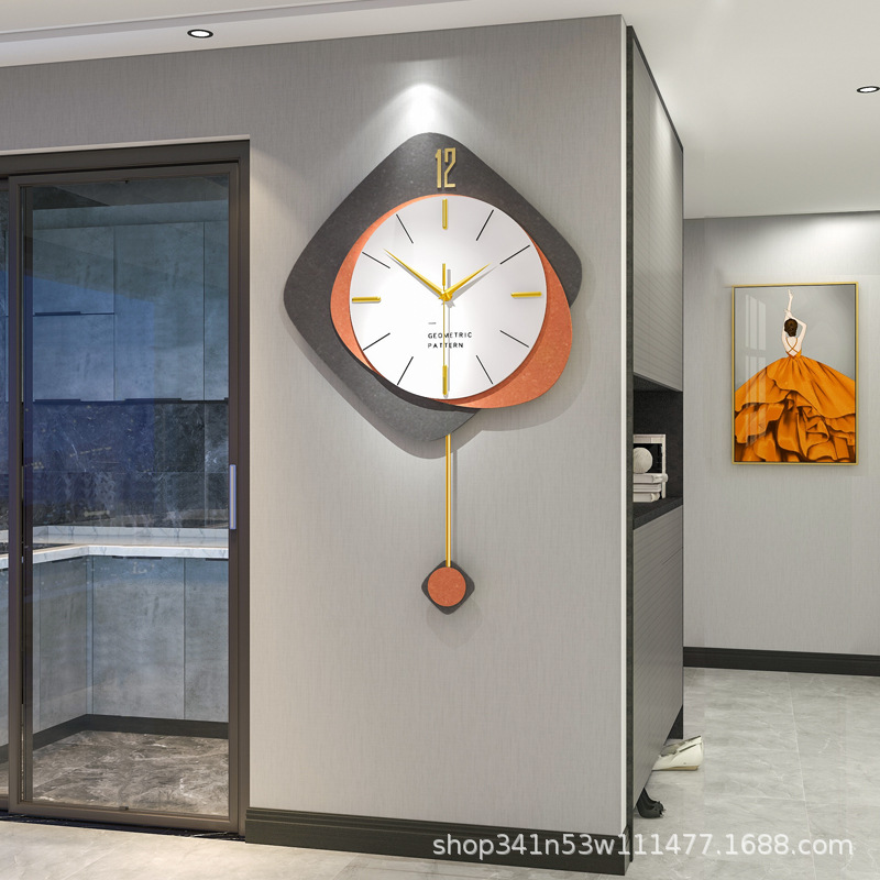 Japanse lichte luxe klok muur  - Luxury Lifestyle Aesthetics recensie en prijs