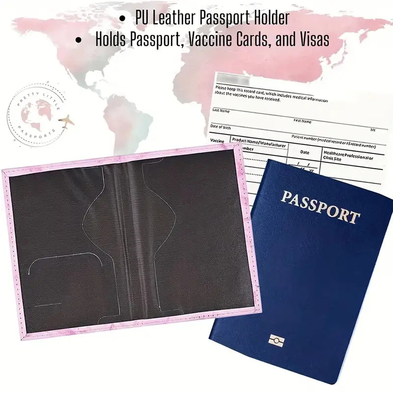 Roze PU lederen paspoorthouder - Leather Passport Cover recensie en prijs