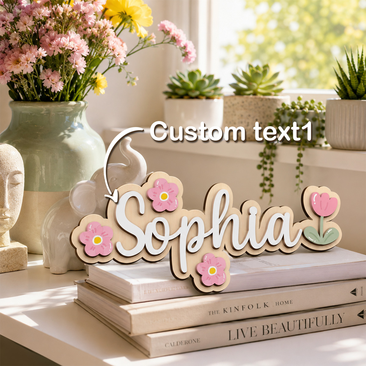 1 stuk houten meerkleurig merk - Personalized Engraved Gift recensie en prijs